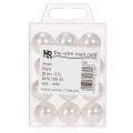 Perles déco blanches Ø20mm 12pcs | Floristik24.be