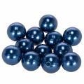 Floristik24 Perles décoratives Ø2cm bleues 12 pcs