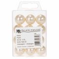 Perles décoratives Ø2cm champagne 12 pcs | Floristik24.be
