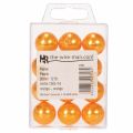 Perles décoratives Ø2cm orange 12 pcs | Floristik24.be
