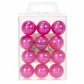 Perles décoratives Ø2cm rose 12 pcs | Floristik24.be