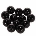 Floristik24 Perles décoratives Ø2cm noires 12 pcs