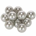 Floristik24 Perles décoratives Ø2cm argent 12 pcs