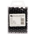 Perles décoratives Ø8mm noires 250 pcs | Floristik24.be