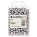 Perles décoratives Ø8mm argent 250 pcs | Floristik24.be