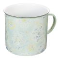 Floristik24 Mug décoratif, pot de fleurs, mandala, émaillé, Ø 13 cm H 12 cm