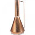 Floristik24 Vase déco vintage cruche décorative en métal couleur cuivre Ø26cm H58cm