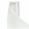 Floristik24 Ruban de table ruban satin blanc 200mm 10m
