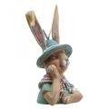 Floristik24 Déco lapin lapin buste décoration figure tête de lapin 18cm