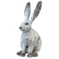 Floristik24 Figurine décorative Lapin Assis Shabby Chic Blanc H46,5 cm