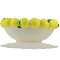 Floristik24 Bol décoratif coupe à fruits citron céramique Ø30cm