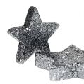 Floristik24 Étoiles décoratives à disperser 4-5cm noir 40pcs