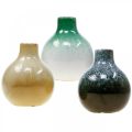 Floristik24 Vases décoratifs, set de vases en céramique sphérique H10,5cm Ø9cm 3pcs
