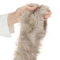 Ruban en fausse fourrure, ruban décoratif, long, doux, 10 x 140 cm, lot de 3 | Floristik24.be
