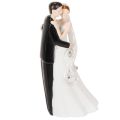 Figurine décorative représentant un couple de mariés, 10,5 cm | Floristik24.be