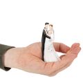 Figurine décorative représentant un couple de mariés, 10,5 cm | Floristik24.be