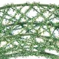 Couronne décorative en treillis métallique vert pour projets de bricolage, 19 cm, 2 pièces | Floristik24.be