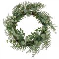 Floristik24 Couronne décorative couronne artificielle eucalyptus sapin olive Ø45cm