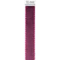 Ruban décoratif, ruban étroit en taffetas brillant pour emballage cadeau, 10 mm de large, 50 m de long | Floristik24.be