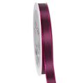 Floristik24 Ruban cadeau étroit en taffetas pour décorations créatives, 15 mm de large, 50 m de long