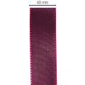 Ruban cadeau, ruban en taffetas violet, élégamment brillant, 25 mm de large, 50 m de long | Floristik24.be