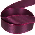 Ruban cadeau, ruban en taffetas violet, élégamment brillant, 25 mm de large, 50 m de long | Floristik24.be