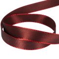 Ruban cadeau, ruban taffetas festif pour loisirs créatifs, 15 mm de large, 50 m de long | Floristik24.be