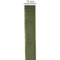Ruban cadeau à bord tissé, ruban taffetas pour loisirs créatifs, 15 mm de large, 50 m de long | Floristik24.be
