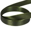 Ruban cadeau à bord tissé, ruban taffetas pour loisirs créatifs, 15 mm de large, 50 m de long | Floristik24.be