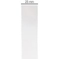 Ruban décoratif en taffetas blanc, 25 mm de large, 50 m de long | Floristik24.be