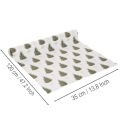 Tissu décoratif de Noël, vendu au mètre, largeur 120 cm, 2 pièces | Floristik24.be