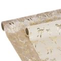 Floristik24 Chemin de table, tissu décoratif à nœuds étroits, en rouleau, 120 x 35 cm, 2 pièces