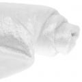 Floristik24 Tissu déco velours blanc 140cm x 300cm