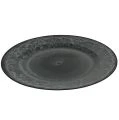 Assiette décorative anthracite Ø33cm | Floristik24.be