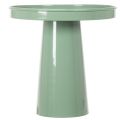 Plateau décoratif en métal vert, à base ronde, pour compositions florales, 20 cm | Floristik24.be