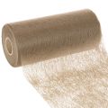Floristik24 Rouleau de décoration de table non tissée marron 24 cm x 25 m pour tables de fête