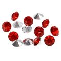 Floristik24 Diamants en acrylique 8 mm rouge 50 g