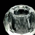 Floristik24 Bougeoir diamant clair Ø5cm décoration de table