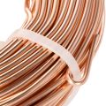 Bobine de fil d'aluminium pour loisirs créatifs et art floral, 60 m, 500 g | Floristik24.be