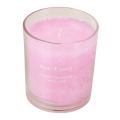 Floristik24 Bougie parfumée en verre bougie parfumée fleurs de cerisier rose H8cm