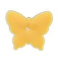 Floristik24 Bougie chauffe-plat parfumée papillon Ø4.8cm H2cm jaune 6pcs