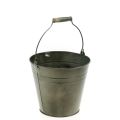 Floristik24 Pot métal, seau à planter, jardinière Ø20cm H17cm
