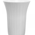 Floristik24 Vase plastique blanc Lilia Ø28cm H48cm