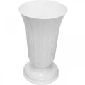 Floristik24 Vase plastique blanc Lilia Ø28cm H48cm