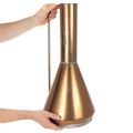 Vase de sol élégant, style vintage, oriental, cruche décorative en métal couleur cuivre, Ø27cm H58cm | Floristik24.be