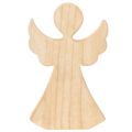 Ange décoratif en bois clair naturel, décoration de Noël, 30 cm | Floristik24.be