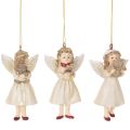 Floristik24 Anges décoratifs pour sapin de Noël, style vintage, 10 cm, lot de 3