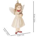 Anges décoratifs pour sapin de Noël, style vintage, 10 cm, lot de 3 | Floristik24.be