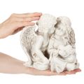 Décoration d'anges pour enfants, couple d'anges avec sculpture de cœur, 24 cm | Floristik24.be