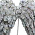 Ailes d'ange sur pique Décoration funéraire 10cm 3 pcs | Floristik24.be